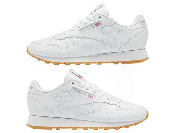 Zapatilla Reebok Classic Leather Cuero Mujer Blanco
