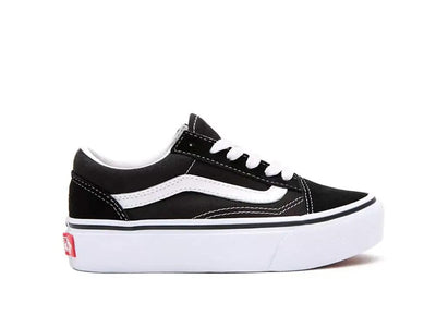 Zapatilla Vans Old Skool Plataforma Junior Negro