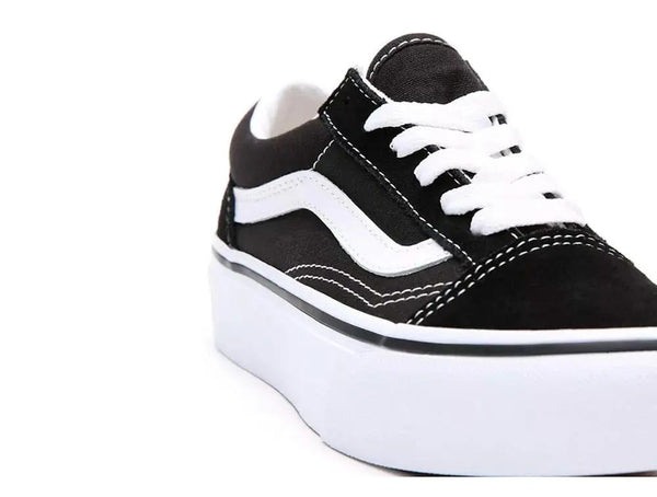 Zapatilla Vans Old Skool Plataforma Junior Negro