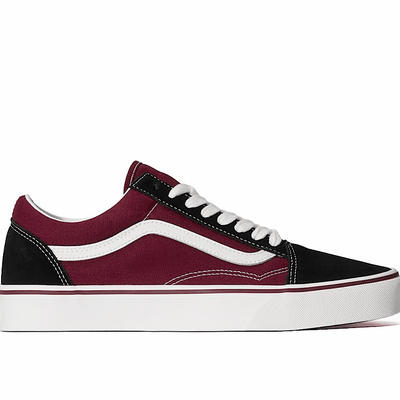 Zapatilla  Vans Old Skool Unisex Burdeo