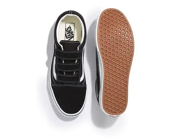 Zapatilla Vans Old Skool Velcro Hombre Negro