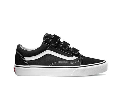 Zapatilla Vans Old Skool Velcro Mujer Negro