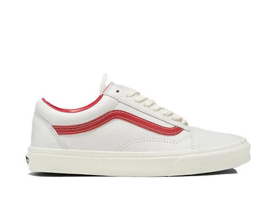 Zapatilla Vans Old Skool Vintage Leather Hombre Blanco