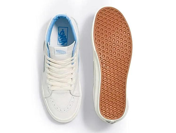 Zapatilla Vans Sk8-Hi Vintage Leather Mujer Blanco