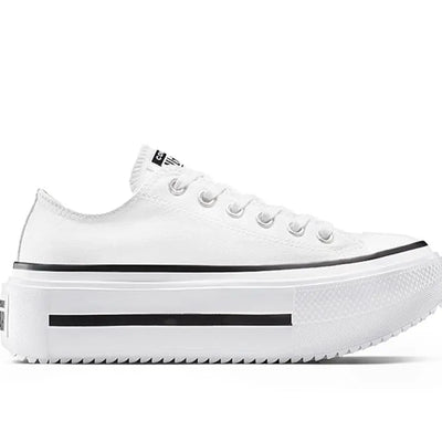 Zapatillas Converse Chuck Taylor Lift Double Stack Mujer Blanco