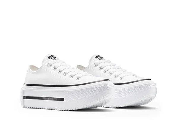 Zapatillas Converse Chuck Taylor Lift Double Stack Mujer Blanco