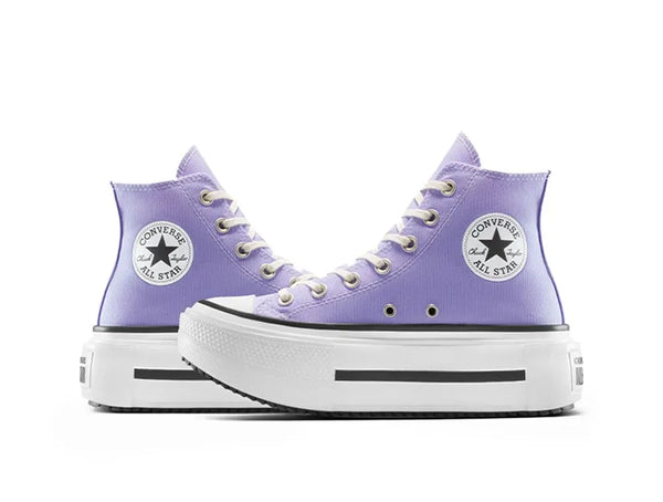 Zapatillas Converse Chuck Taylor Lift Double Stack Mujer Morado