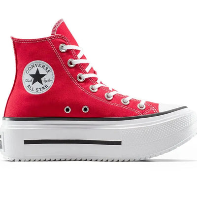 Zapatillas Converse Chuck Taylor Lift Double Stack Mujer Rojo