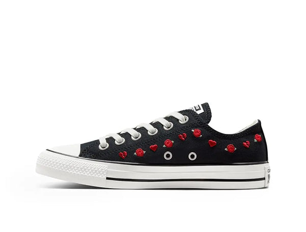 Zapatillas Converse Chuck Taylor (Roses Valentine's Day) Mujer Negro
