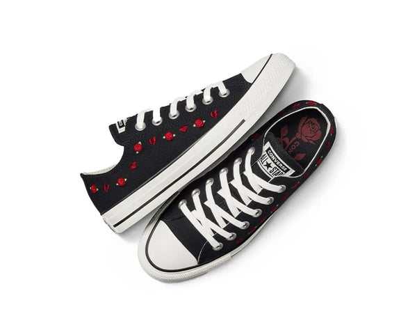 Zapatillas Converse Chuck Taylor (Roses Valentine's Day) Mujer Negro