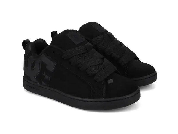 Zapatillas DC Court Graffik Mujer Mono Negro