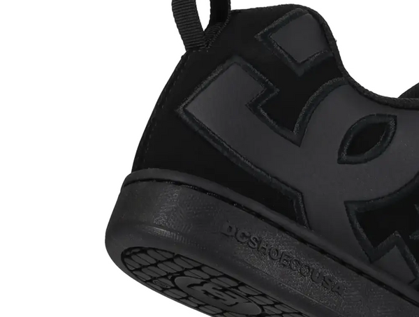 Zapatillas DC Court Graffik Mujer Mono Negro