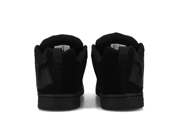 Zapatillas DC Court Graffik Mujer Mono Negro