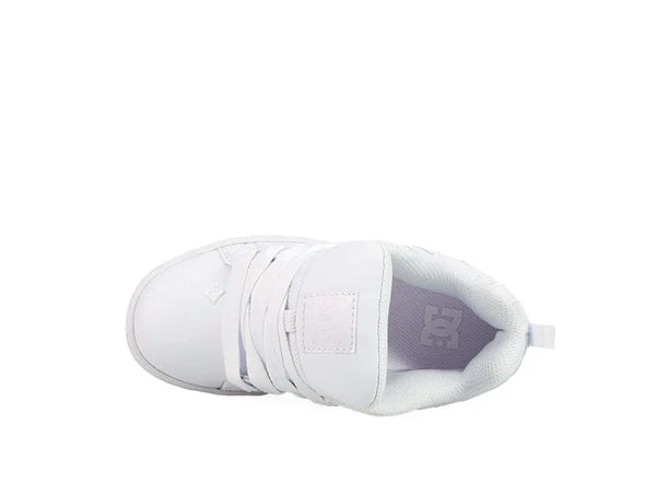 Zapatillas Dc Court Graffik Junior Blanco