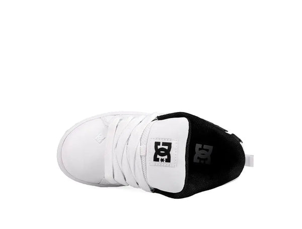 Zapatillas Dc Court Graffik Junior Blanco