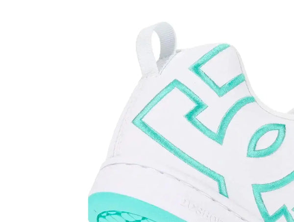 Zapatillas Dc Court Graffik Mujer Blanco