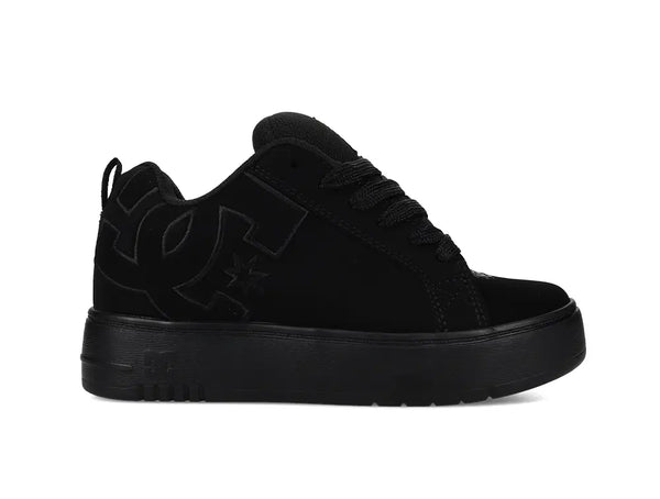 Zapatillas Dc Court Graffik Plataforma Mujer Mono Negro
