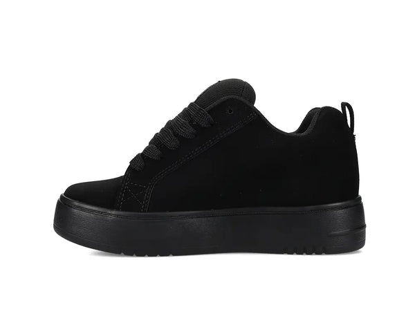 Zapatillas Dc Court Graffik Plataforma Mujer Mono Negro