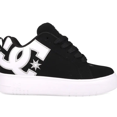 Zapatillas Dc Court Graffik Plataforma Mujer Negro