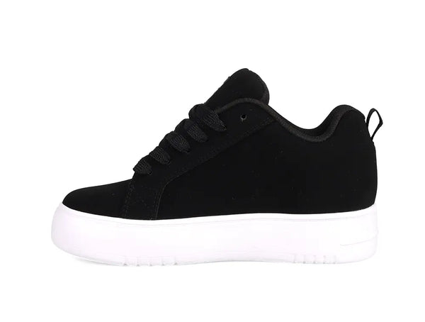 Zapatillas Dc Court Graffik Plataforma Mujer Negro