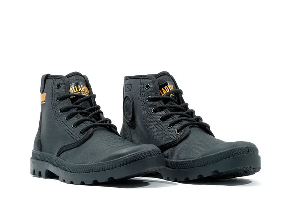 Zapatillas Palladium Pampa Hi Coated Unisex Negro