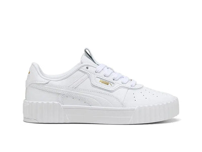 Zapatillas Puma Carina 3.0 Lth Luxe Mujer Blanco