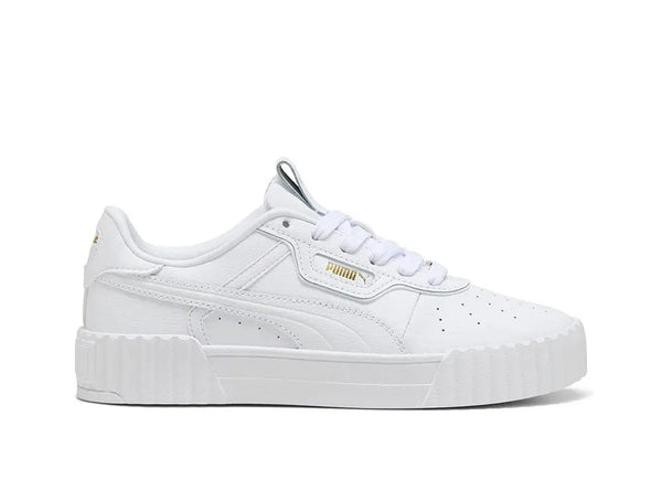 Zapatillas Puma Carina 3.0 Lth Luxe Mujer Blanco
