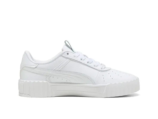 Zapatillas Puma Carina 3.0 Lth Luxe Mujer Blanco