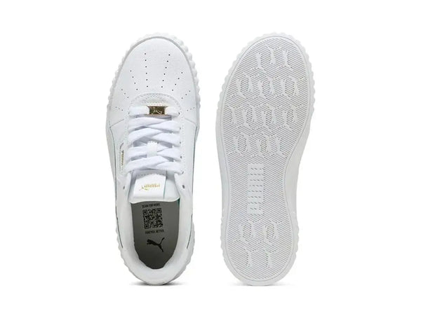 Zapatillas Puma Carina 3.0 Lth Luxe Mujer Blanco