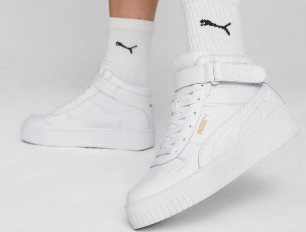 Zapatillas Puma Carina Street Mid Mujer Mono Blanco