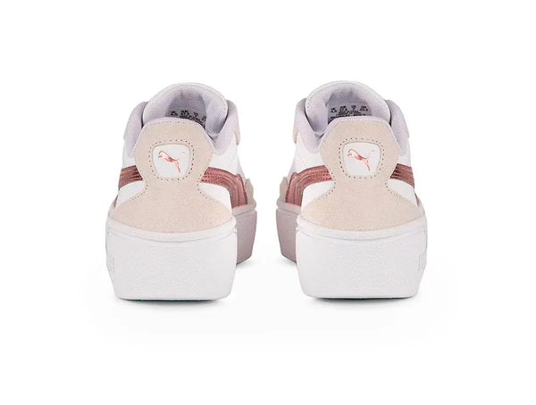 Zapatillas Puma Club II Era Platform Metallic Mujer Blanco