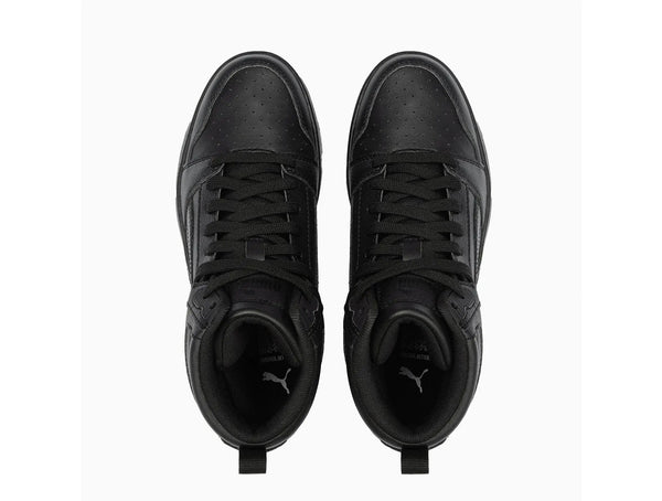 Zapatillas Puma Rebound V6 Cadete Mono Negro