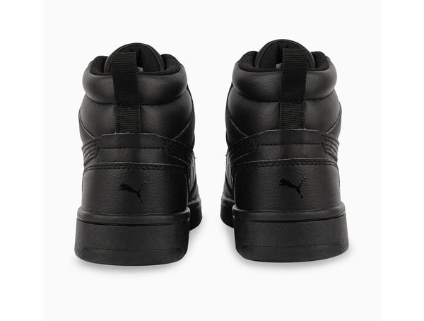 Zapatillas Puma Rebound V6 Cadete Mono Negro