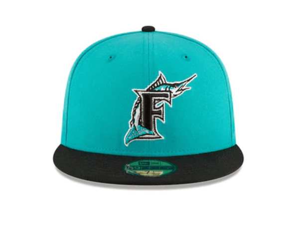 Jockey New Era Mlb 5950 Wool Ws Florida Marlins 1997 Unisex Celeste