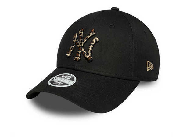 Jockey New Era Mlb 940 New York Yankees Leopard Infill Mujer Negro