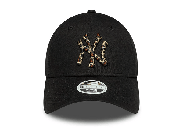 Jockey New Era Mlb 940 New York Yankees Leopard Infill Mujer Negro
