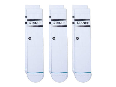 Calcetines Stance Crew Basic 3 Pack Unisex Blanco