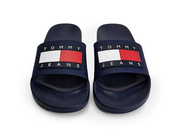Sandalia Tommy Jeans  Pool Slide Hombre Azul