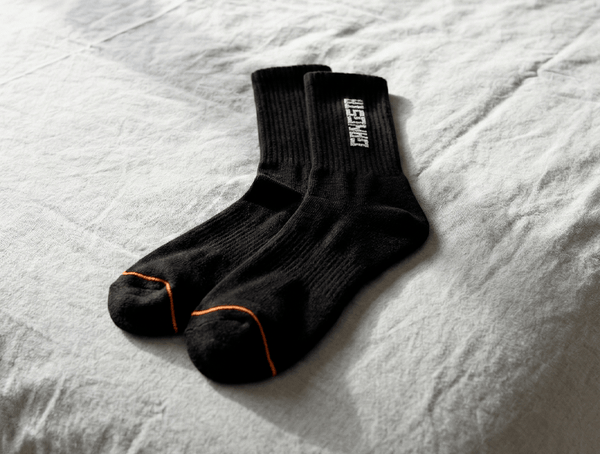 Calcetin Gangsta Mid Brand Unisex Negro