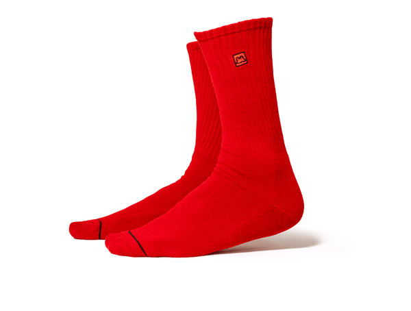 Calcetin Gangsta Mid Icon Unisex Rojo