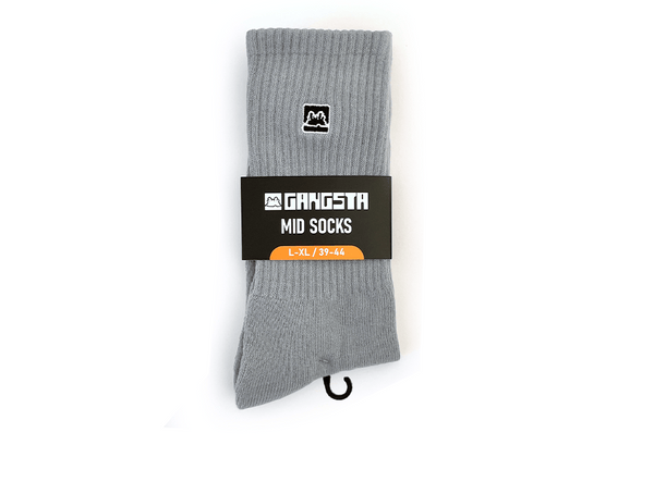 Calcetin Gangsta Mid Icon Unisex Gris