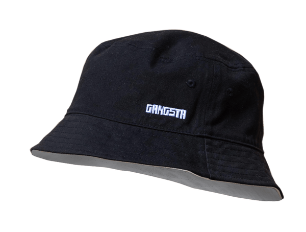 Bucket Gangsta Reversible Unisex Negro-Beige