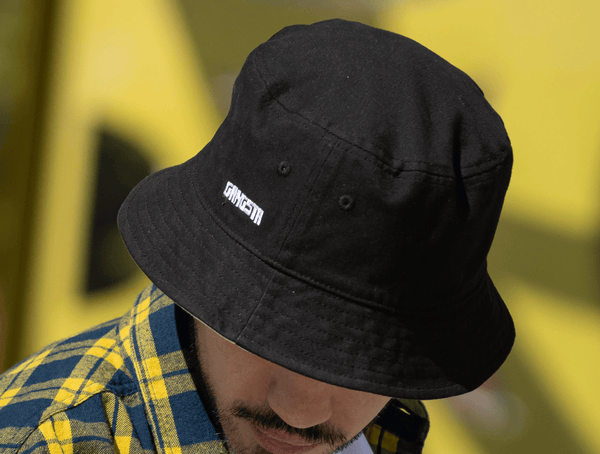 Bucket Gangsta Reversible Unisex Negro-Beige