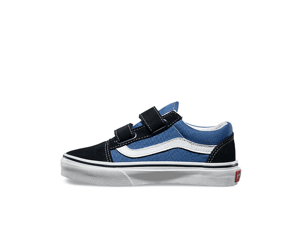 Zapatilla Vans Old Skool Velcro Junior Azul