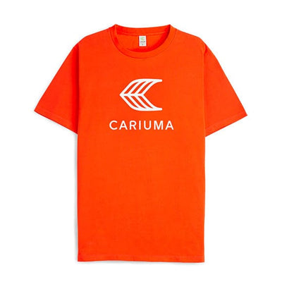 Polera Mc Cariuma Logo Hombre Naranjo
