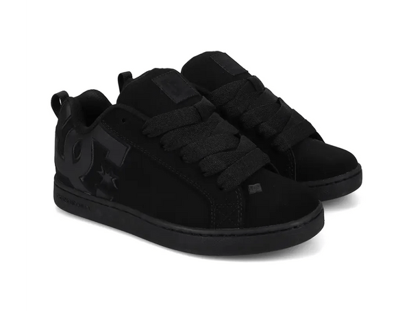Zapatillas DC Court Graffik Mujer Mono Negro