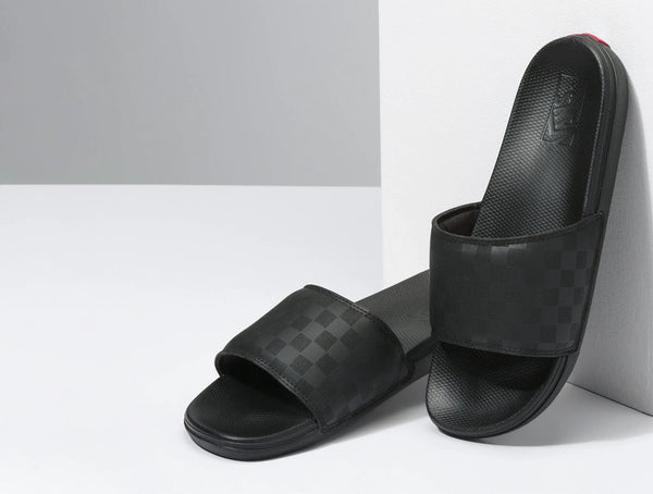 Sandalia Vans La Costa Slide-On (Checkerboard) Unisex Negro