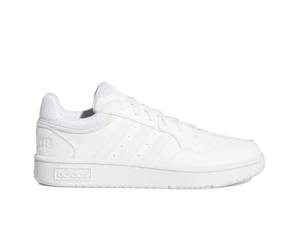 Zapatilla Adidas Hoops 3.0 Cuero Mujer Blanco