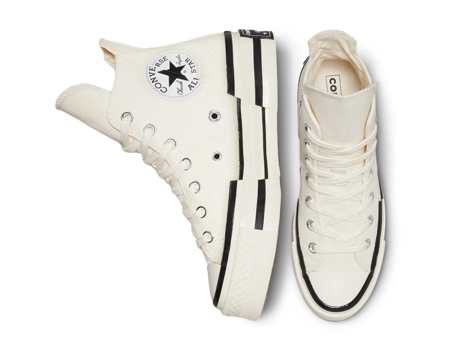 Zapatilla Converse Chuck 70 Plus Hi Unisex Blanco - Blockstore.cl