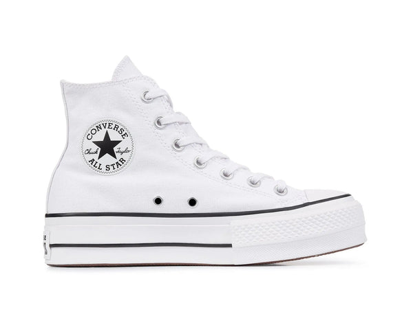 Zapatilla Converse Chuck Taylor Hi Plataforma Mujer Blanco